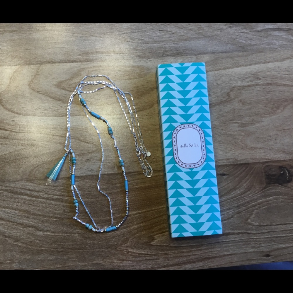 Turquoise Tassel Necklace Costa Stella &  Dot